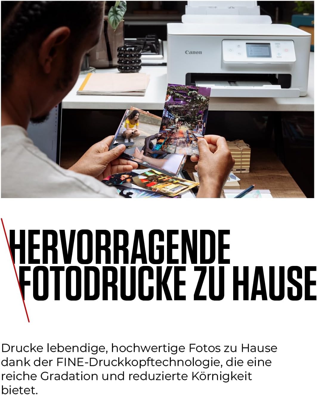 Canon PIXMA TS7650i Multifunktionsdrucker 3in1 (Tintenstrahl,Drucken, Kopieren, Scannen, A4, 6,7 cm