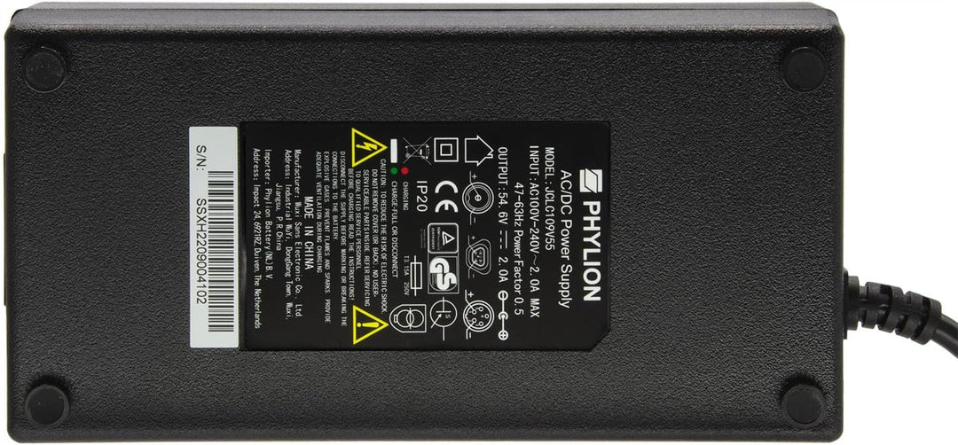 Ladegerät für Fischer E-Bikes mit Phylion Akku Joycube SF-06S / RC1701-48V