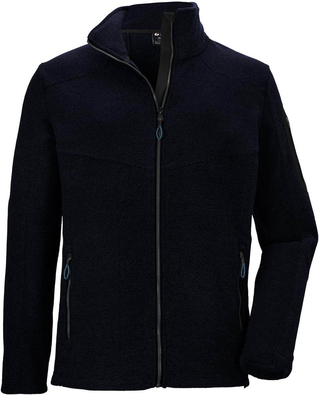 Killtec Herren Kow 28 Mn Kntflc Jckt Strickfleecejacke mit Stehkragen S Marine, S Marine