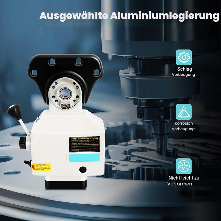 Fräsmaschine, 220V 2,8a X-Achse Frästischvorschub Vorschubmotor Table Feed, Max. Drehmoment 155kg fü