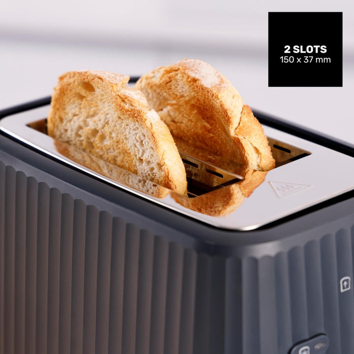 Taurus – Toaster Jonic Toast 1150W | 7 Bräunungsstufen | 3 Funktionen | 2 Schlitze | Selbstzentrieru