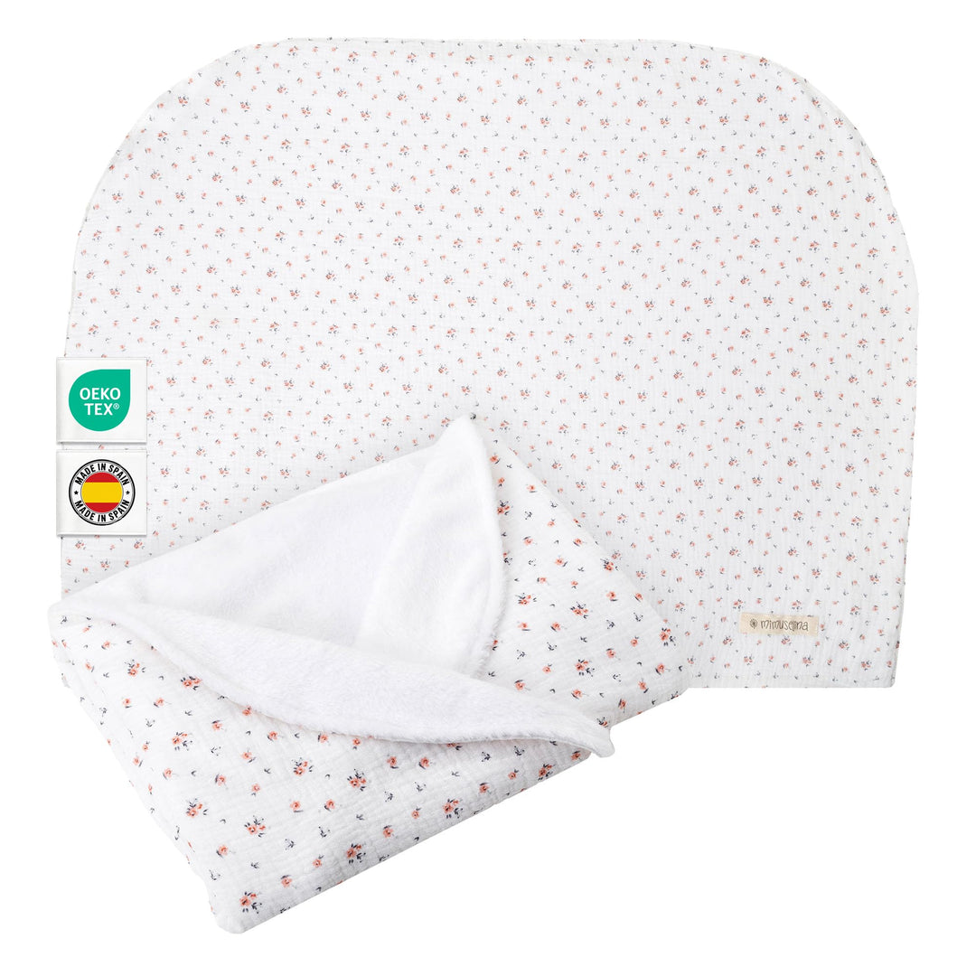 MIMUSELINA Babydecke Baumwolle 90x70 cm | Babydecke Winter und Herbst | Baby Decke neugeborenen Warm