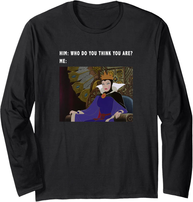 Disney Sleeping Beauty Maleficent Evil Queen Meme Langarmshirt