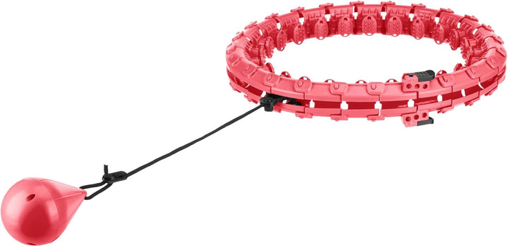 Queenfit Smart Hula Hoop Reifen Erwachsene, Hula Hoop mit Gewicht, Hulahuppreif zum Abnehmen, Smart