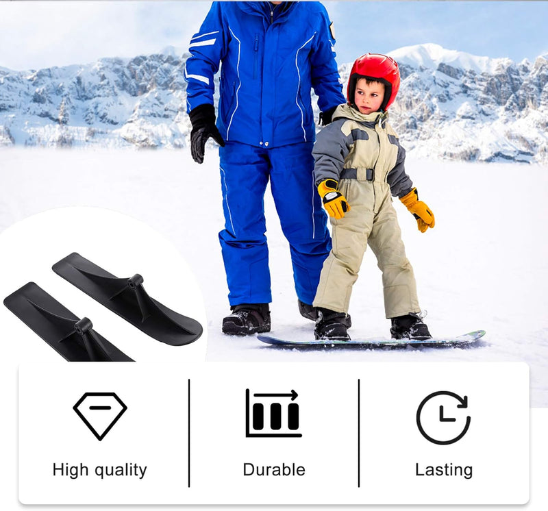 BESPORTBLE 1 Paar Snowboard Schneeschlittenkind Plastikrodelbahn Outdoor-Skating-Board Teile Für Sch