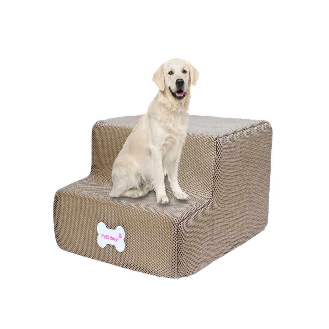 2-stufige Hundetreppe für Hochbett und Couch, 20cm hoch für Hunde, breitere Haustiertreppe für klein