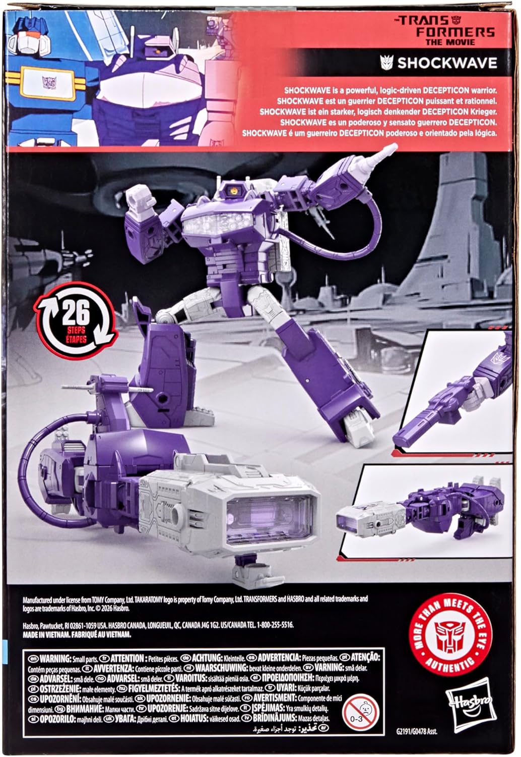 Transformers Studio Series Kampf um Cybertron Shockwave verwandelbare Voyager-Klasse Action-Figur (1