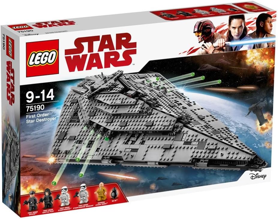 LEGO 75190 Star Wars First Order Star Destroyer, 9 Jahre to 14 Jahre Single, Single