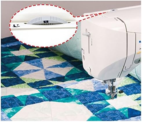 JUKI HZL-DX5 elektrische Nähmaschine mit automatischem Fadenabschneider, Fusssteuerung, Metall, weis