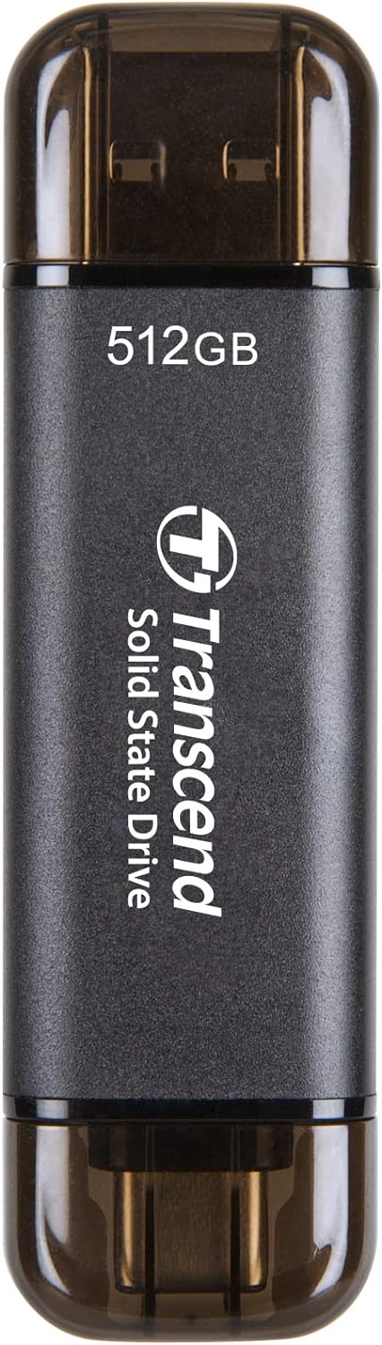 Transcend 512 GB Externe SSD ESD310C USB 10 Gbit/s 512GB, 512GB