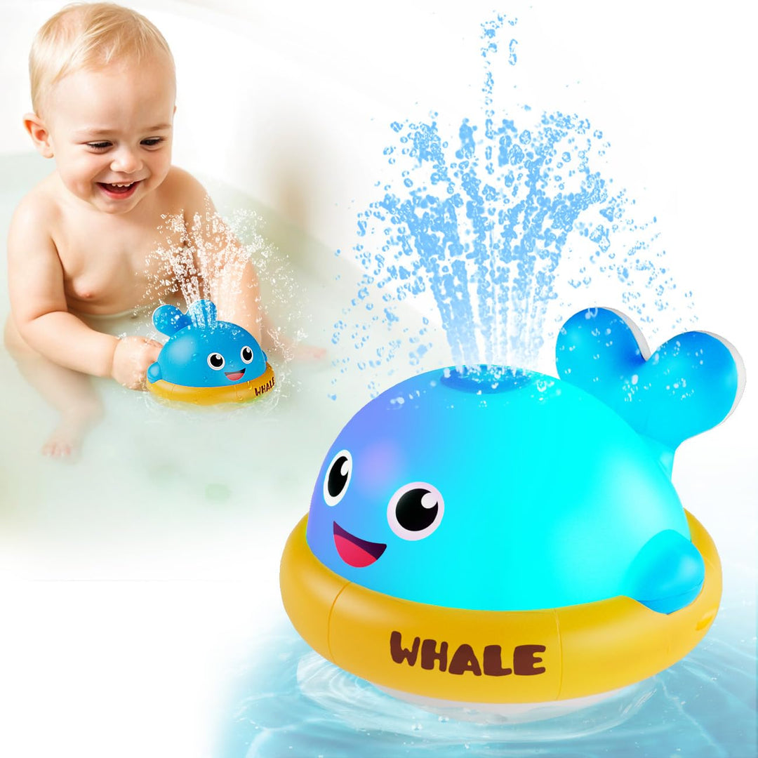 Leuchtendes Badespielzeug Baby ab 1-2 Jahre: Badewannenspielzeug ab 1 2 3 Jahr - Wasserspielzeug Gar