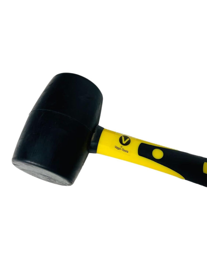 Gummihammer Hammer Ausbeulhammer 1200g Schonhammer Fiberglasstiel