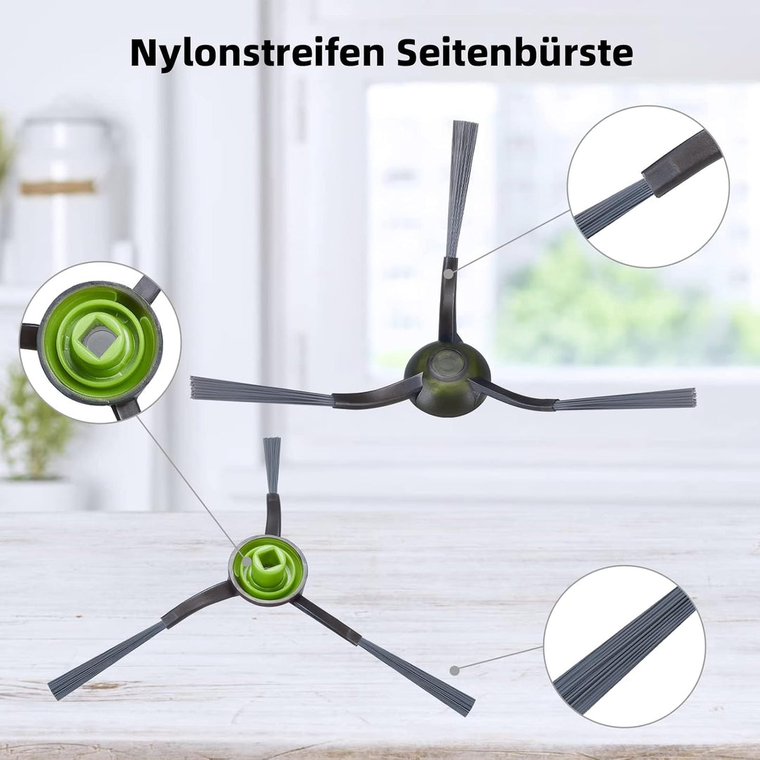 21 Stück Zubehör für Ecovacs Deebot X1 Omni / X1 e Omni / X1 Turbo Staubsauger Ersatzteile 2 Hauptbü