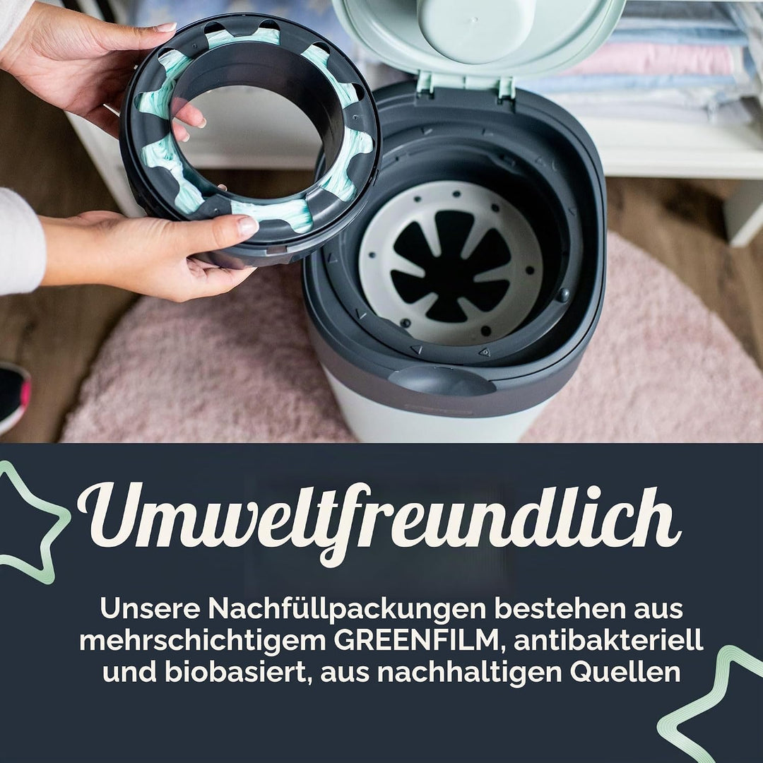 Tommee Tippee Nachfüllkassetten für Twist & Click Advanced Windelentsorgungssystem mit Nachhaltig Be