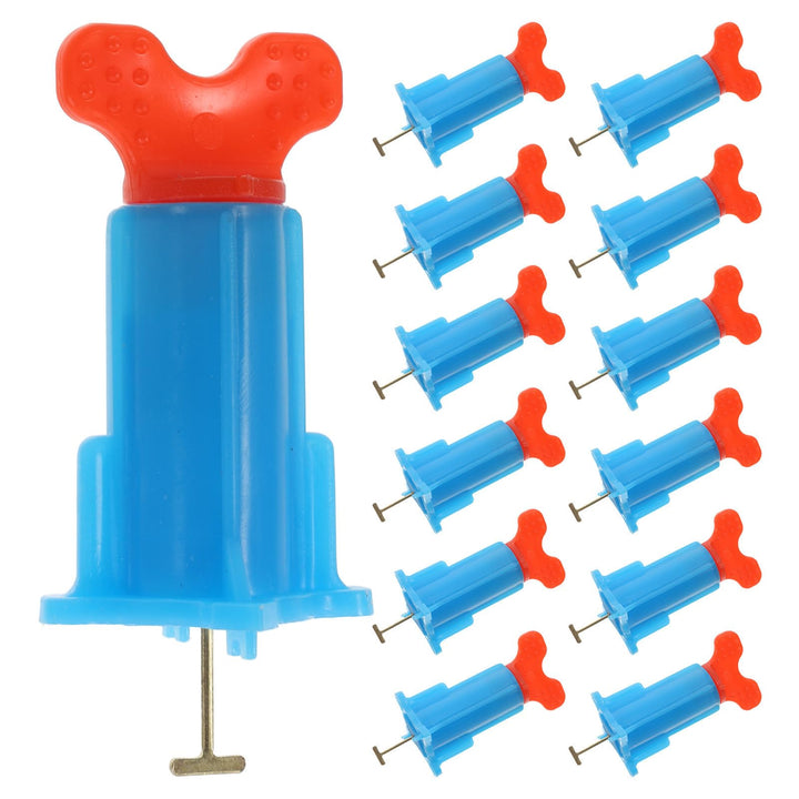 HEMOTON Fliesenrüttel Nivelliergerät 20er Pack aus PP mit multifunktionalem Design zur präzisen Arbe