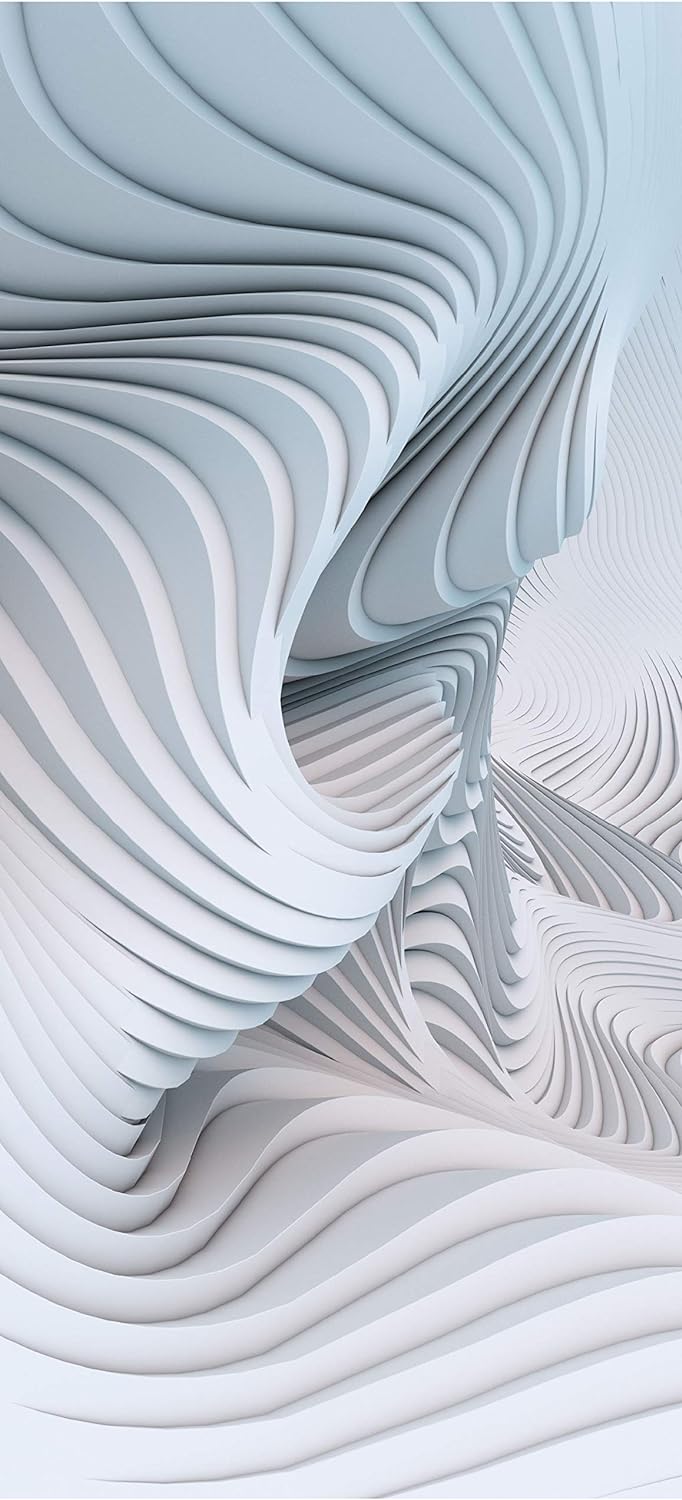 wandmotiv24 Türtapete Abstrakte Wellen, 3D Effekt, modern 80 x 200cm (B x H) - selbstklebend Vlies 1