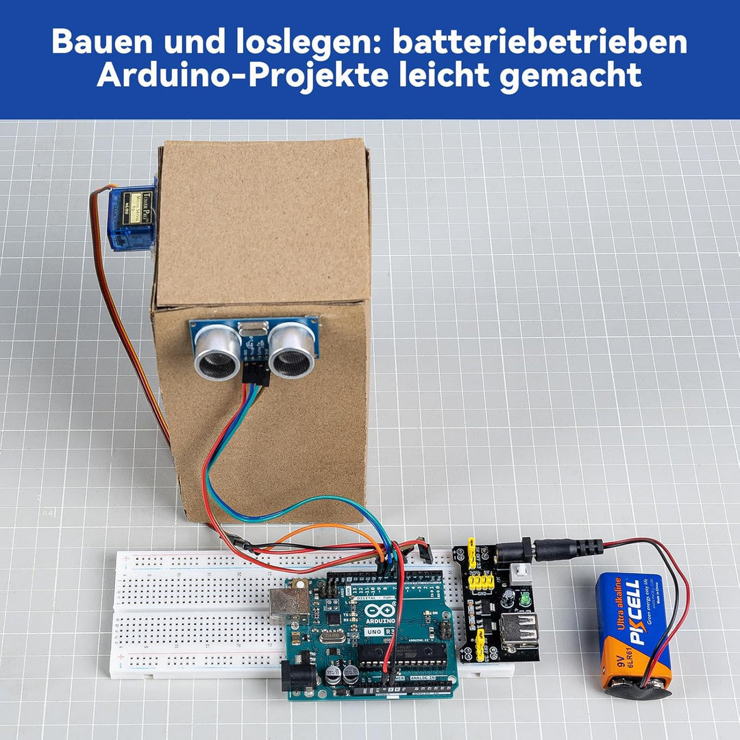 SunFounder Inventor Lab Starter Kit mit Original Arduino UNO R3 REV3 Multimeter 34 Projekte 40+ Vide