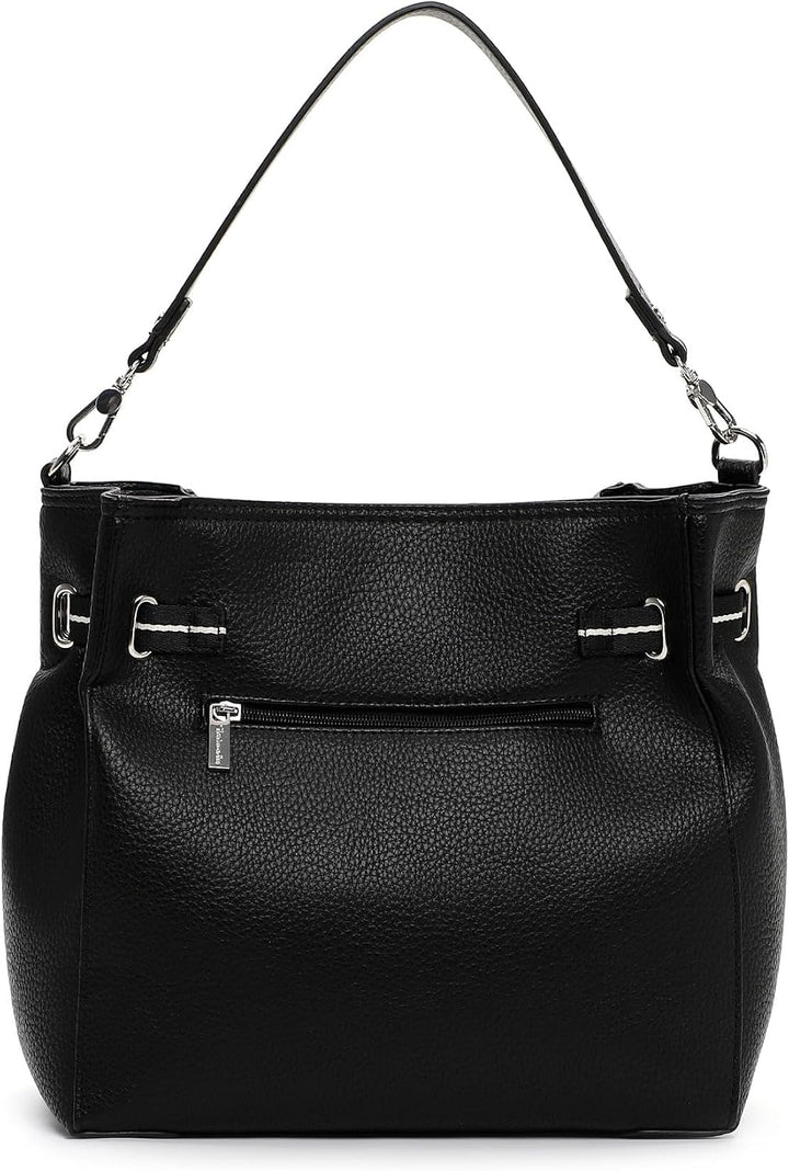 Tamaris Beutel TAS Kirima 34432 Damen Handtaschen Uni Schwarz Einheitsgrösse, Schwarz Einheitsgrösse