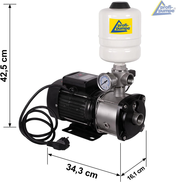 ZISTERNENPUMPE Regenwasserpumpe INVERTER HAUSWASSERWERK INVERT-Tech 4.2, Hauswassersautomat Energiee