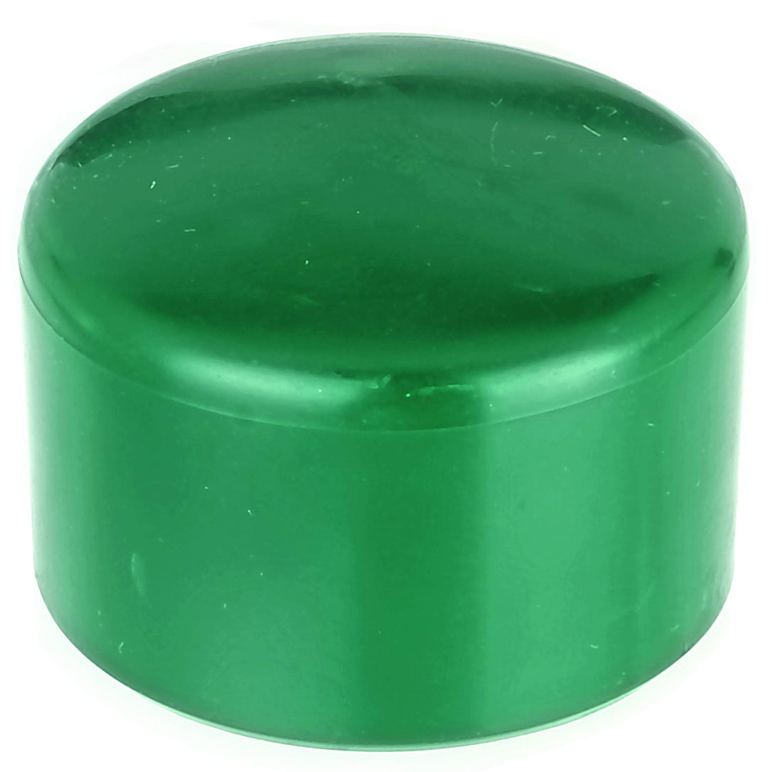 Alberts 855246 Pfostenkappe für runde Metallpfosten | Kunststoff, grün | für Pfosten-Ø 44 mm | 20er