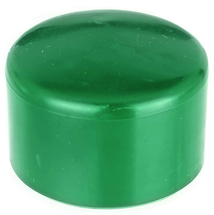 Alberts 855246 Pfostenkappe für runde Metallpfosten | Kunststoff, grün | für Pfosten-Ø 44 mm | 20er