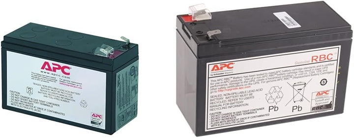APC RBC17 - Ersatzbatterie für Unterbrechungsfreie Notstromversorgung (USV) von APC & APCRBC110 - Er
