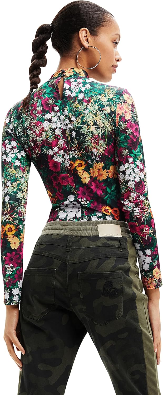 Desigual Damen Body Blouse XS Material Finishes, XS Material Finishes