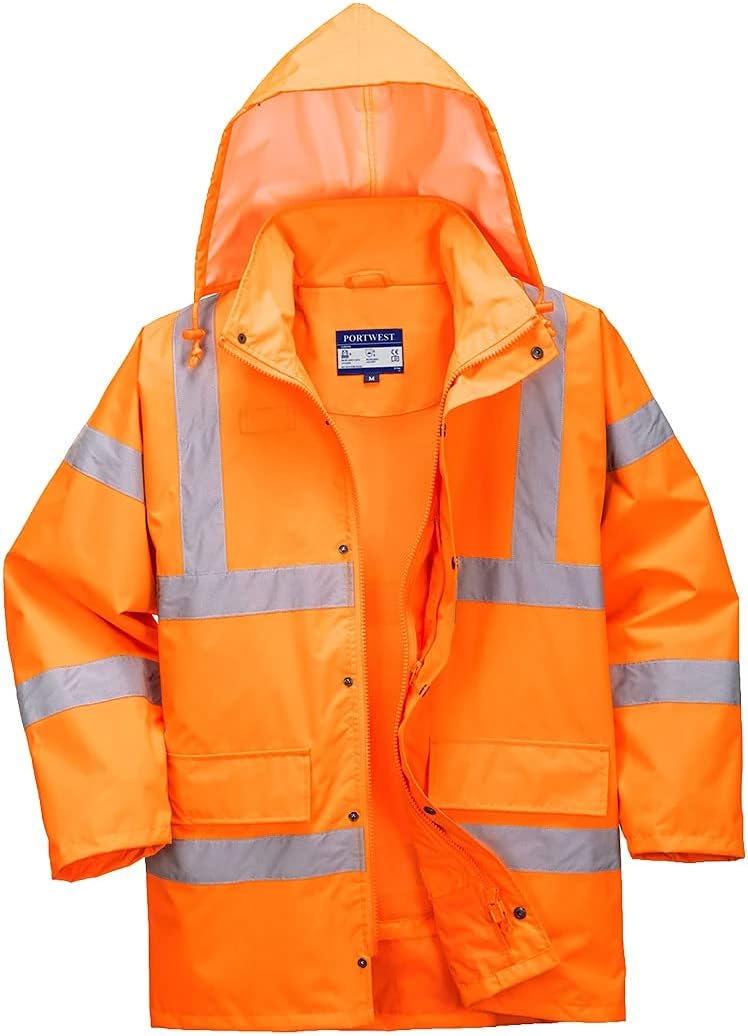 PORRT60ORRS - Hi-Vis Breathable Jacket Orange - Small R - Small EU / Small UK S Orange - Orange, S O