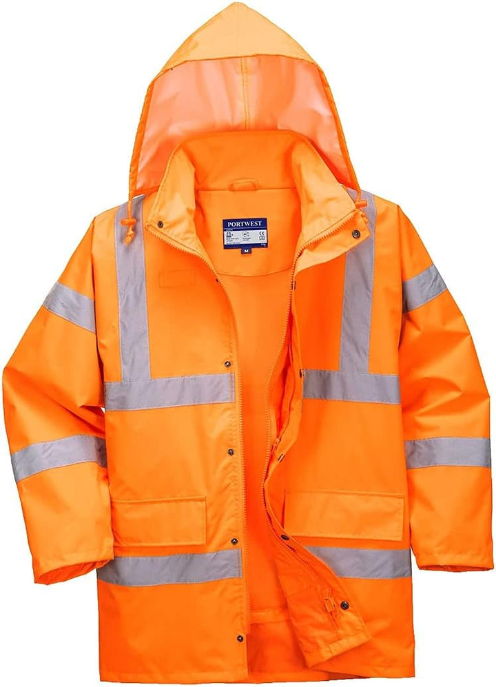 PORRT60ORRS - Hi-Vis Breathable Jacket Orange - Small R - Small EU / Small UK S Orange - Orange, S O