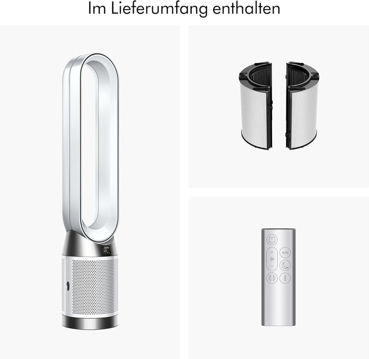 Dyson Purifier Cool PC1 Luftreiniger mit kraftvollem kühlenden Luftstrom (Weiss/Weiss)