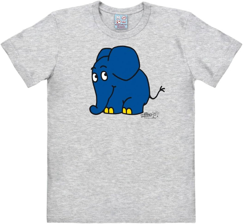Logoshirt® TV I Die Sendung mit der Maus I Elefant I T-Shirt Print I Damen & Herren I kurzärmlig I L