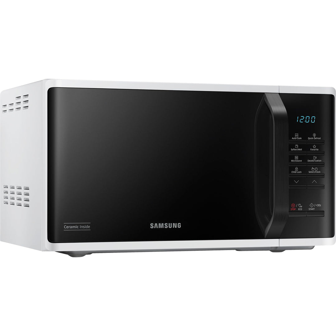 Samsung MS23K3513AW Micro-onde Comptoir 800 W Blanc, Black