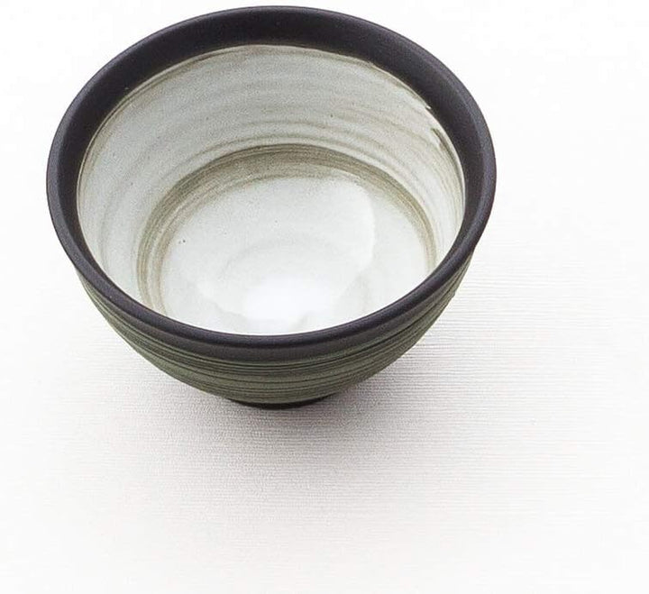 Original japanische Teekanne, Kyusu, mit 5 Becher: Nichiyobi. Integriertes Tee-Sieb aus Edelstahl. E