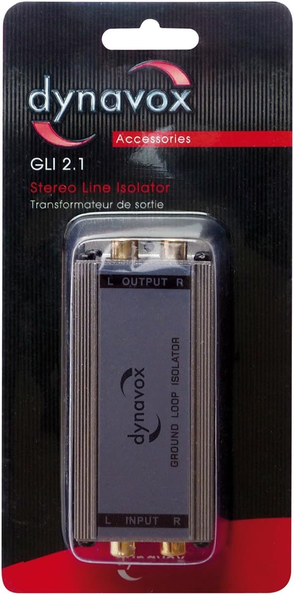 Dynavox 207257 GLI 2.1 Stereo Line Isolator schwarz