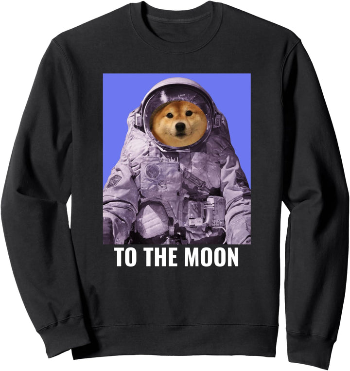 Dogecoin zum Mond Coole Dogecoin Sweatshirt