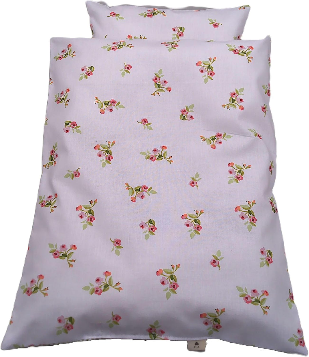 Puppenbettwäsche rosé Rosen`Serie Jolie`, verschiedene Modelle für Puppenbett, Puppenwagen Decke 40h
