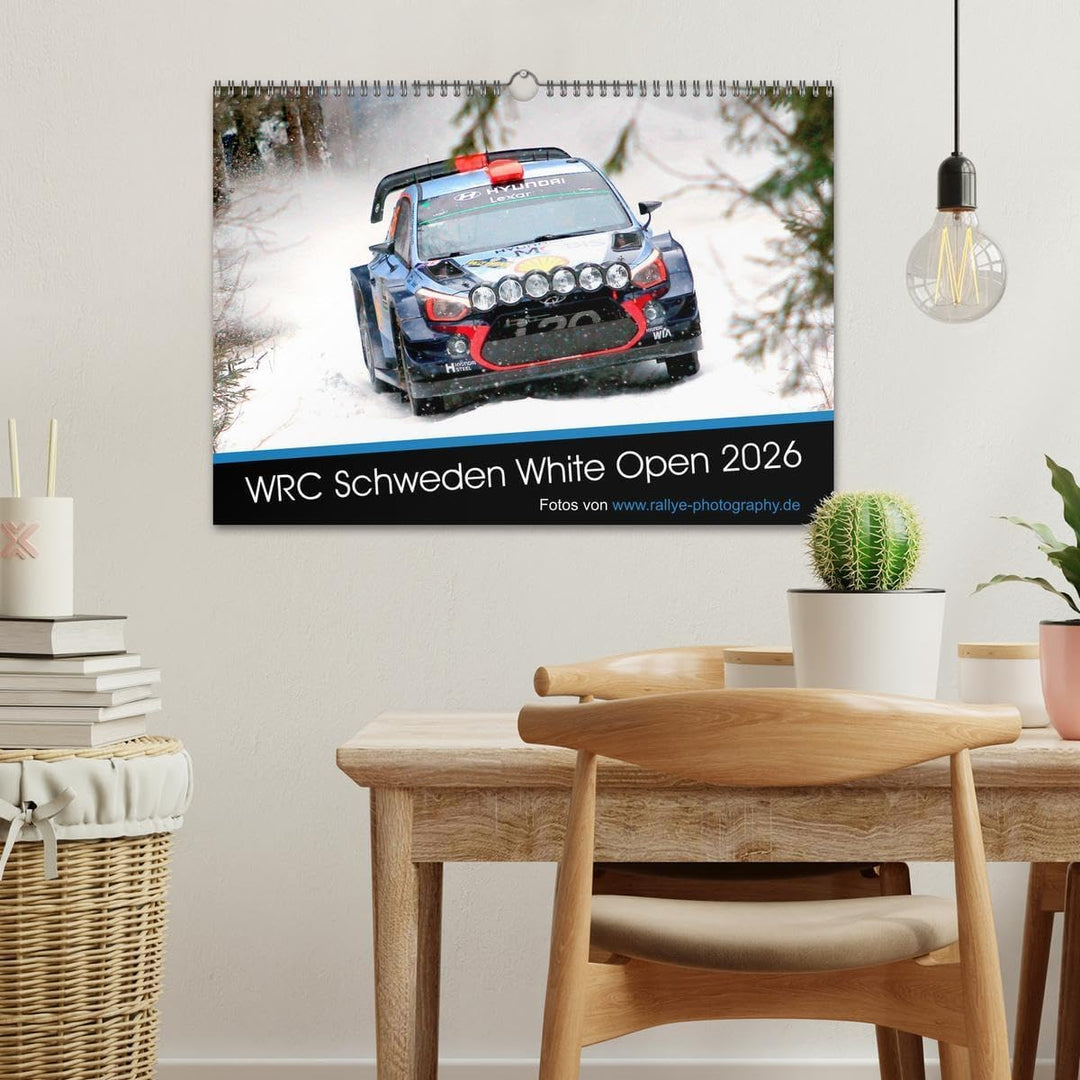 WRC Schweden White Open 2026 (Wandkalender 2026 DIN A3 quer), CALVENDO Monatskalender: Impressionen