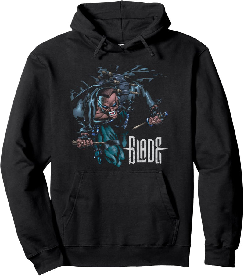 Marvel Blade Eric Brooks Comic Book Pullover Hoodie