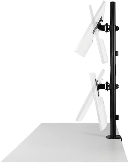 Kensington Vertikaler Monitorarm für 2 Monitore übereinander bis 32 Zoll, Bildschirme mit VESA 75/10