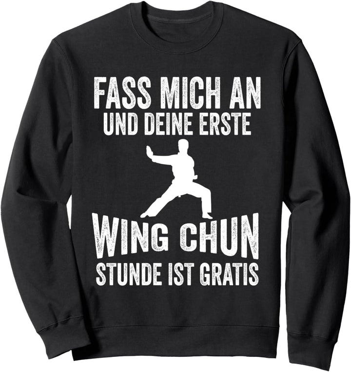 Wing Chun Opa Kampfkunst Papa Kampfsport Sweatshirt
