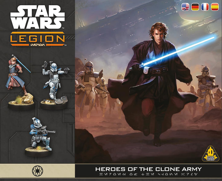 Asmodee, Star Wars: Legion – Heroes of The Clone Army (Helden der Klonarmee), DE-Version, Tabletop-E