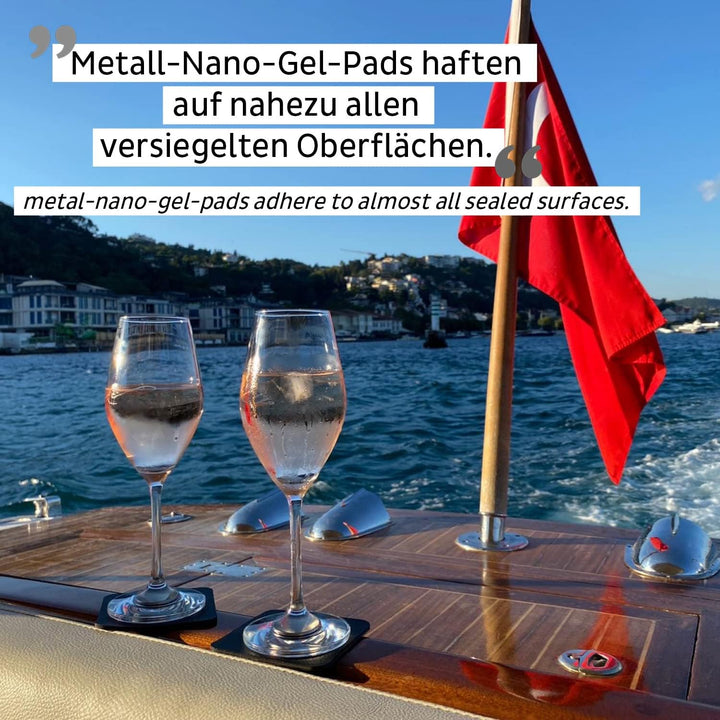 silwy® Magnetgläser, feine Kristallgläser mit perfekt integrierten Magneten und metallischen Nano-Ge