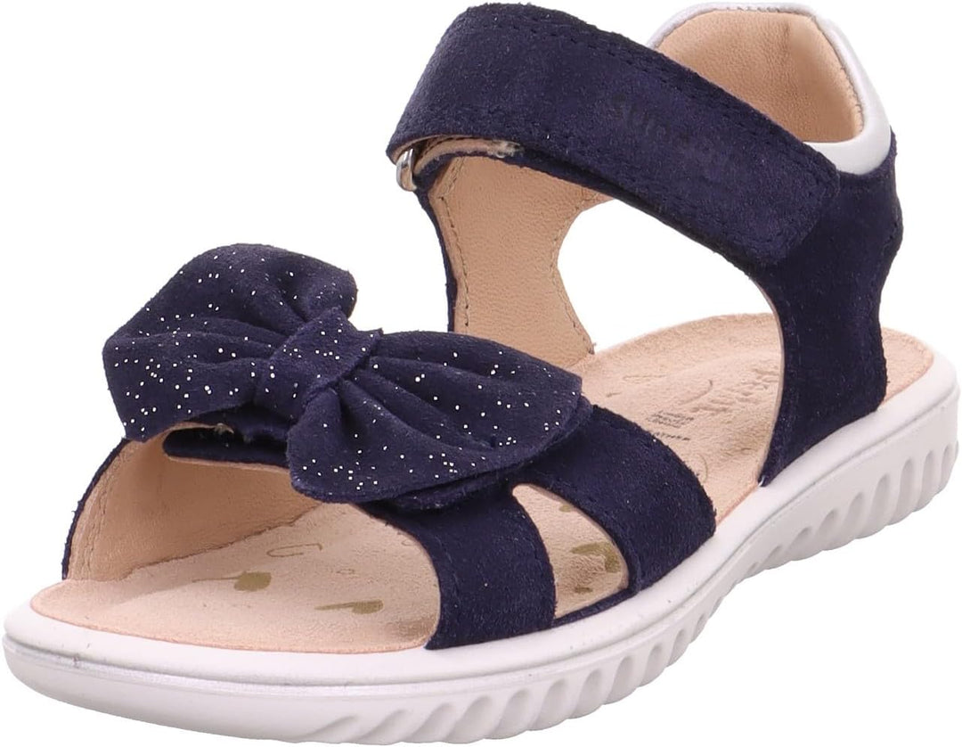 Superfit Mädchen Sparkle Sandale 25 EU Blau 8000, 25 EU Blau 8000