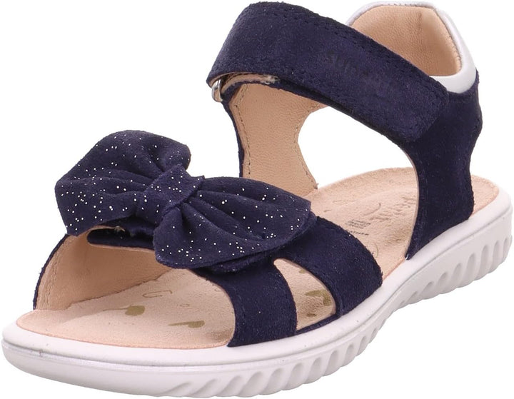 Superfit Mädchen Sparkle Sandale 25 EU Blau 8000, 25 EU Blau 8000