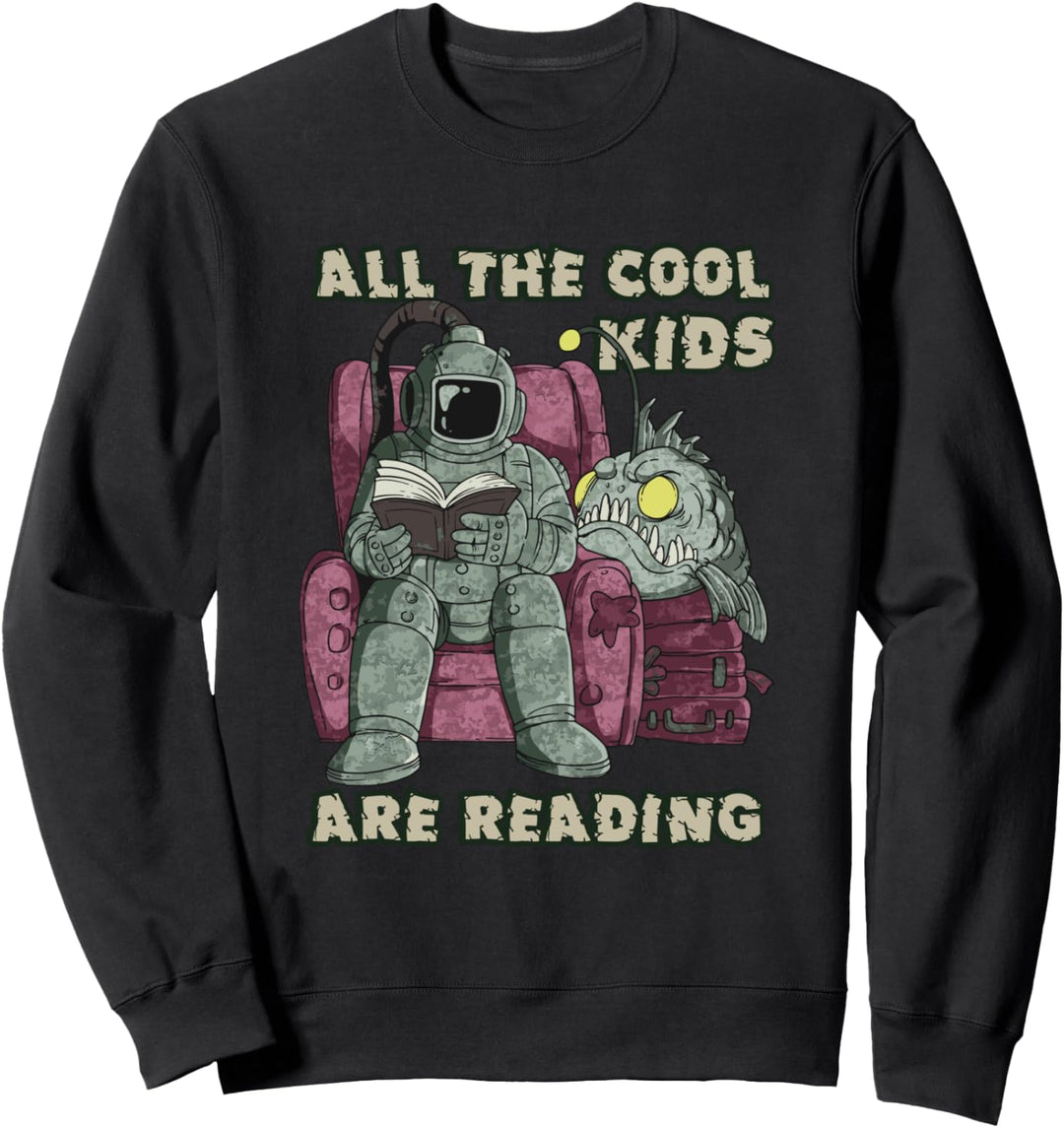 Alle coolen Kinder lesen Bücher Sweatshirt
