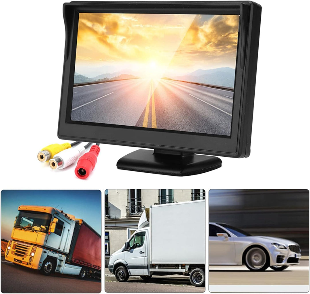 5-Zoll-TFT-LCD-Rückfahrparkplatz Wasserdichtes -Display für Rückfahrkamera