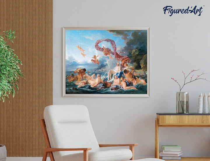 Figured'Art Diamond Painting Erwachsene 40x50cm Ganze Leinwand gerollt Der Triumph der Venus Françoi
