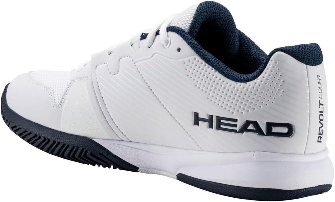 HEAD Herren Revolt Court MenTennisschuh 46 EU Weiss Blueberry, 46 EU Wei&#xDF; Blueberry