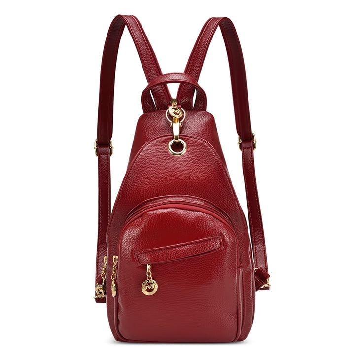 DIRRONA Damen Rucksack Beiläufig Kleine Brusttasche für Damen Multifunktionale Reise Wasserdicht Sch