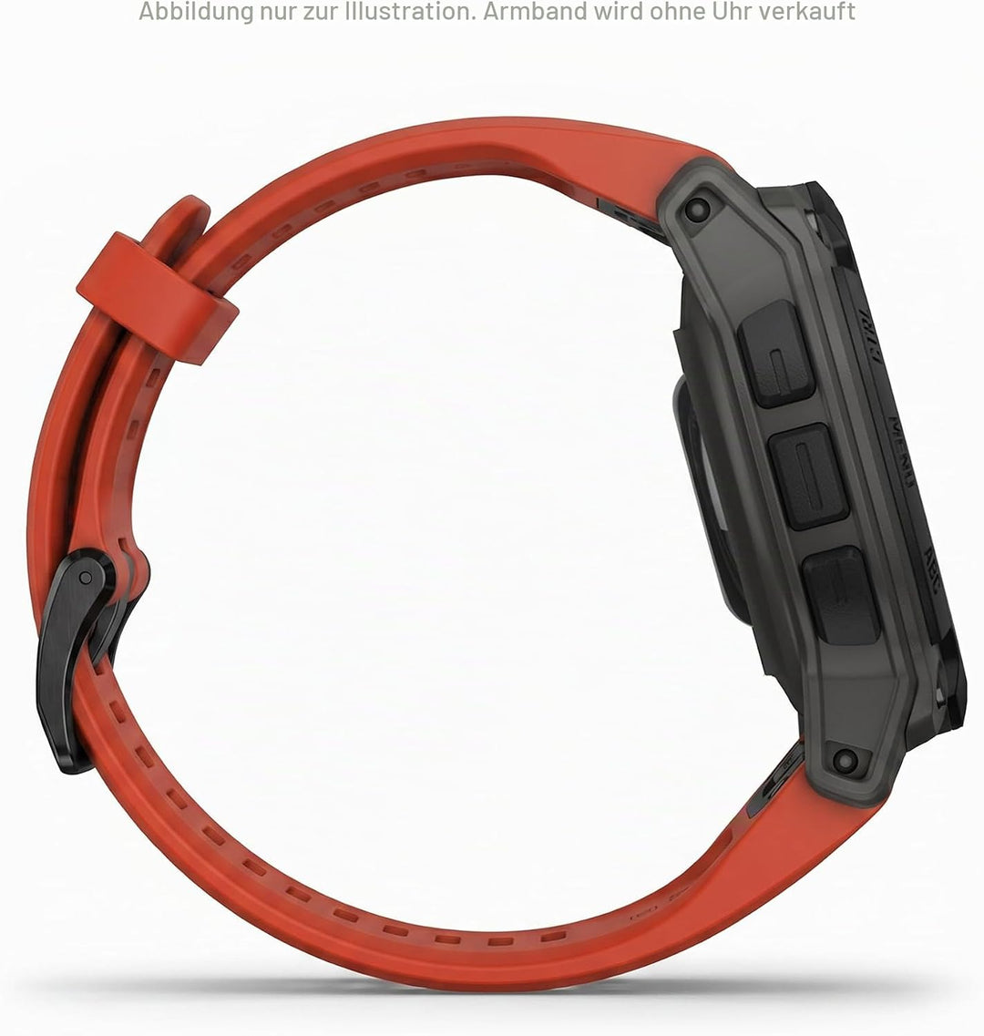 Garmin Quickfit Armband, 20mm Silikon Rot 125-220 mm, Silikon Rot 125-220 mm